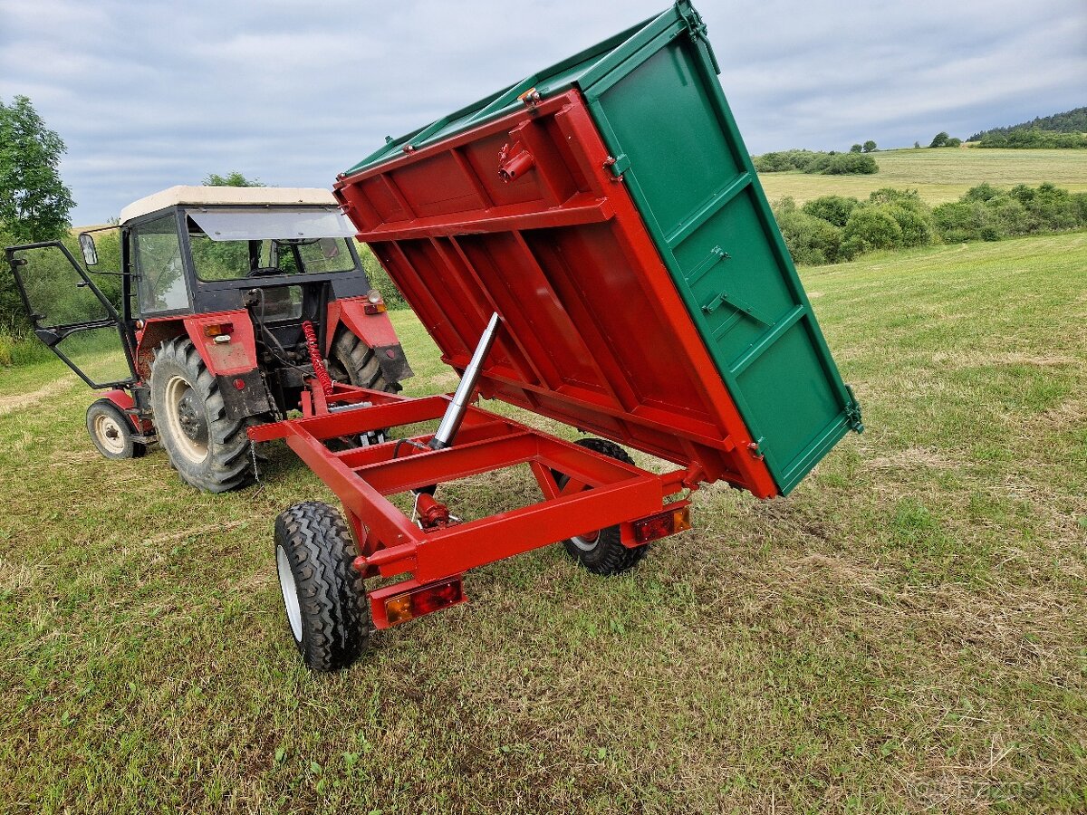 Remorque Pliable 3S Benne Basculante 3 Côtés