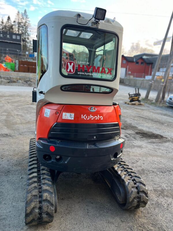 Mini pelle Kubota U25-3EU avec  Remorque – Image 2