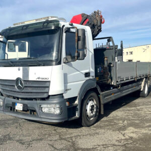 Camion Mercedes Atego 1527 + Grue HMF 1120-K5