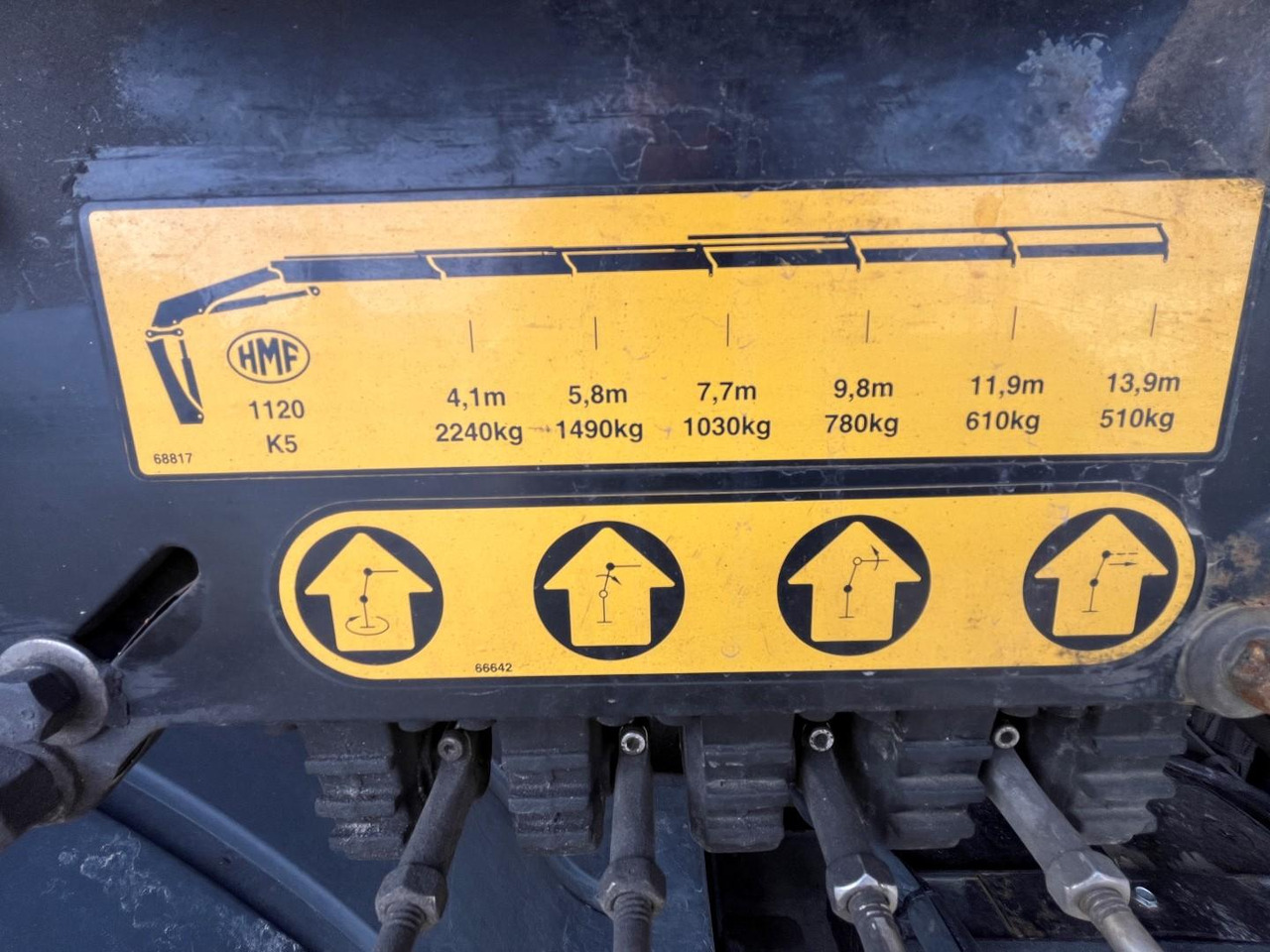 Camion Mercedes Atego 1527 + Grue HMF 1120-K5 – Image 16