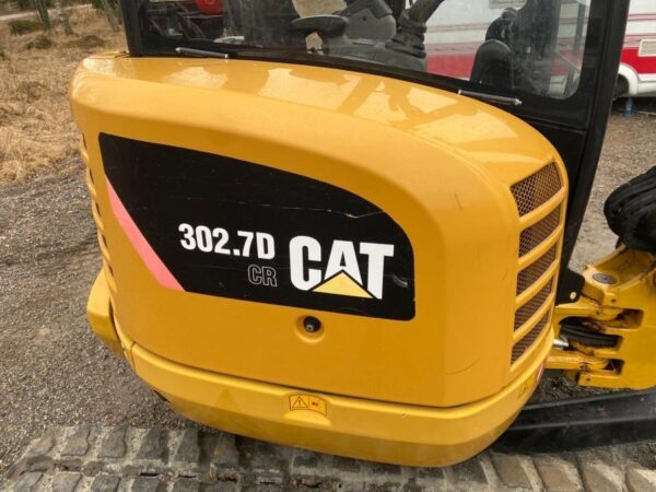 mini pelle Caterpillar 302.7D accessoire et Remorque – Image 68