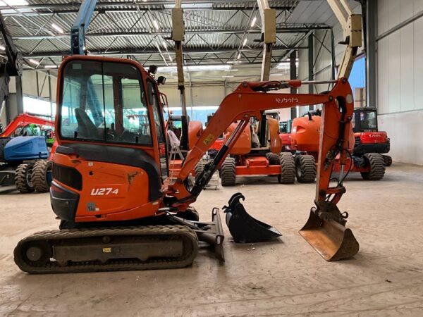 Mini pelle Kubota U 27-4