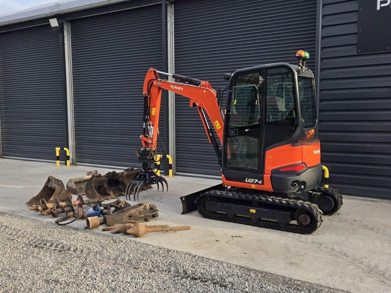 Mini-pelle Kubota U27-4 avec Accessoires neufs – Image 21