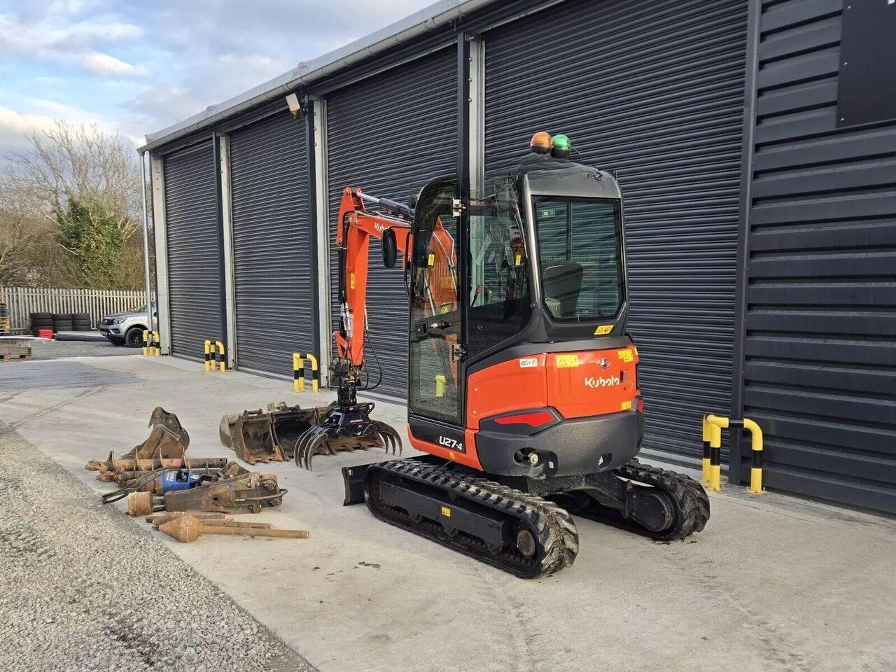 Mini-pelle Kubota U27-4 avec Accessoires neufs – Image 20