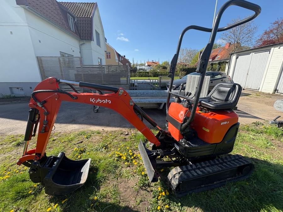 Kubota U10-3 avec remorque et 3 godets – Image 70