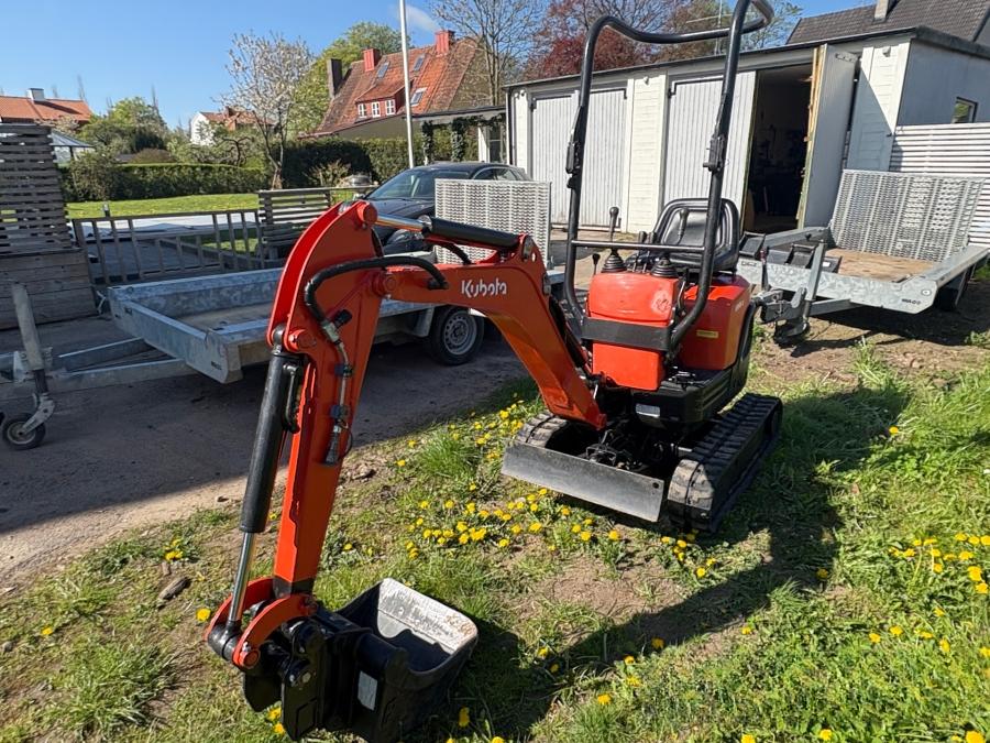 Kubota U10-3 avec remorque et 3 godets – Image 69