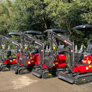 Mini pelles Rhinocéros KS10-8 avec Accessoires